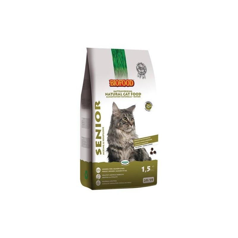 Croquettes pour chat senior Biofood