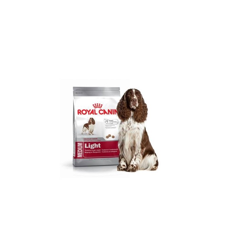 Alimento seco aligerado Royal Canin light para perro mediano